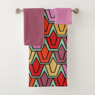 Mixed Tulip Field Bath Towel Set
