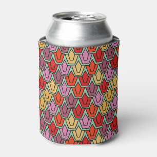 Mixed Tulip Field Can Cooler