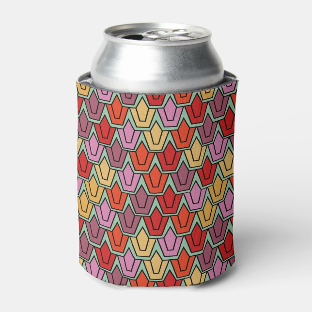 Mixed Tulip Field  Can Cooler (Can Front)