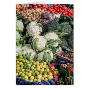Mixed Veggies Greeting Card