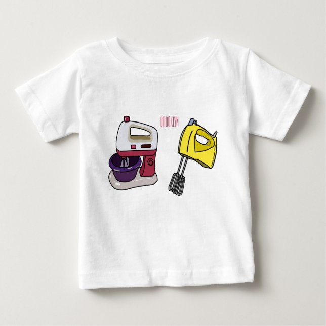 Mixer cartoon illustration  baby T-Shirt (Front)