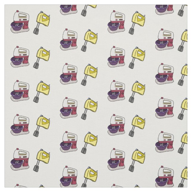 Mixer cartoon illustration  fabric (Swatch)