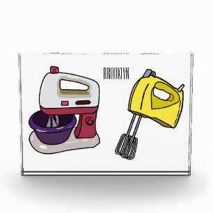 Mixer cartoon illustration  photo block