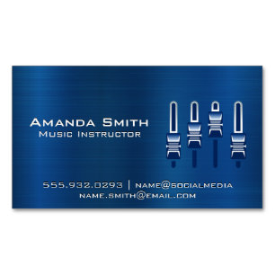 Mixer Magnetic Business Card