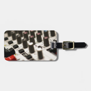 Mixing Board Closeup Luggage Tag