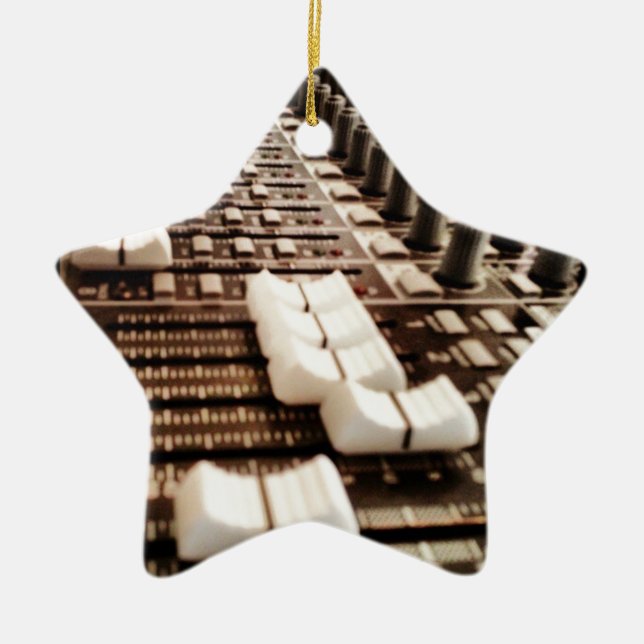 Mixing Board (Photography) Ceramic Tree Decoration (Front)