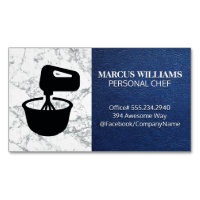 Mixing Bowl | Blue Leather Marble