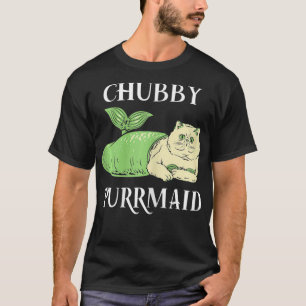 Mixing Cat with Mermaid to become purrmaid graphic T-Shirt