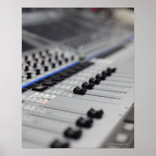 Mixing Desk Poster