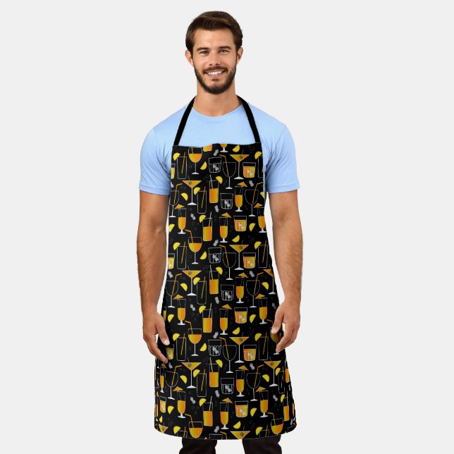 Mixologist bartender cocktails and drinks  apron (Worn)