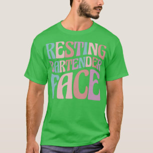 Mixologist Resting Bartender Face 2 T-Shirt