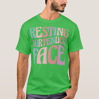 Mixologist Resting Bartender Face 2 T-Shirt