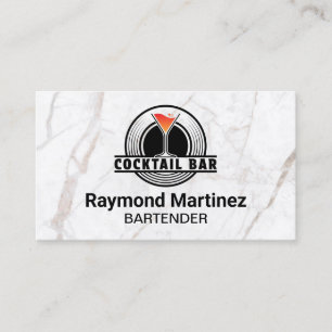 Mixology Cocktail Drinks Restaurant Business Card