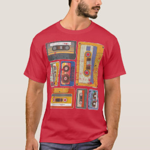 Mixtape 80s Cassettes 1980s Music Lover Vintage Ca T-Shirt