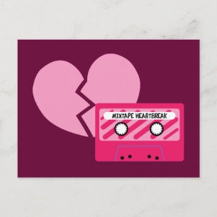 MixTape Heartbreak Postcard
