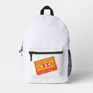 Mixtape Memories Printed Backpack