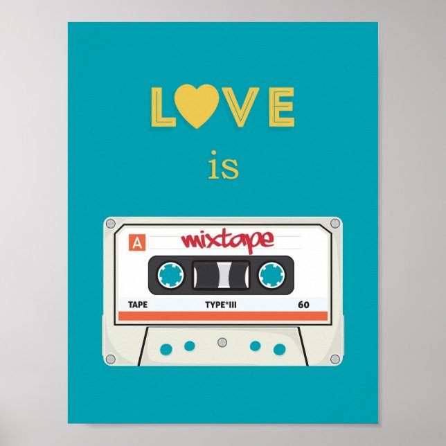 Mixtape Retro Poster (Front)
