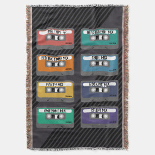 Mixtape Throw Blanket