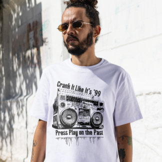 Mixtapes, Bass, and Rewind Days – 90s Music Nostal T-Shirt