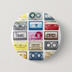 Mixtapes Graphic 6 Cm Round Badge