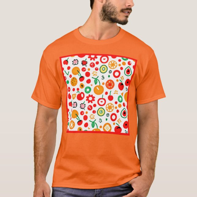 Mixtures of Fruit Patterns. Buy Now T-Shirt (Front)