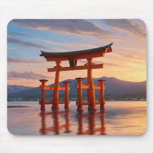 Miyajima Floating Torii Itsukushima Shrine Travel Mouse Pad