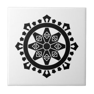 Miyake dharma charka tile