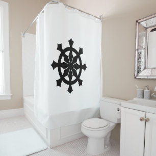 Miyake wheel treasure _ammunition box shower curtain
