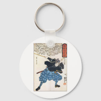 Miyamoto Musashi Two Swords Key Ring