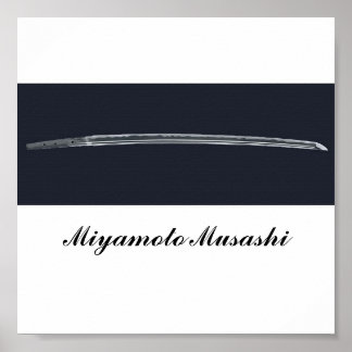 Miyamoto Musashi's Sword Poster