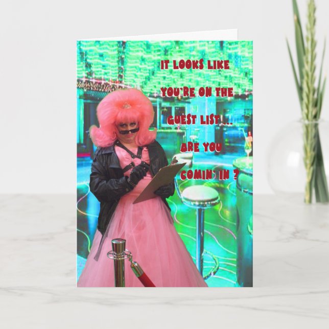 Miz Cotton's Invite (Front)