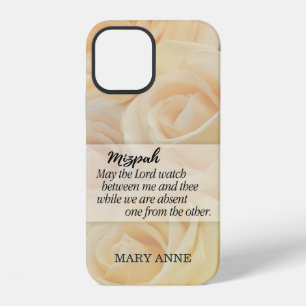 Mizpah Yellow Rose Personalised iPhone 12 Case
