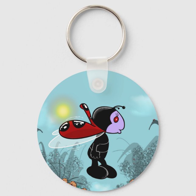 Mizz Ladybug Key Ring (Front)