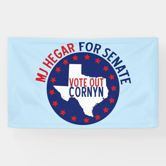 MJ Hegar for Senate Banner (Horizontal)