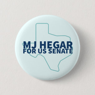 MJ Hegar For US Senate Button