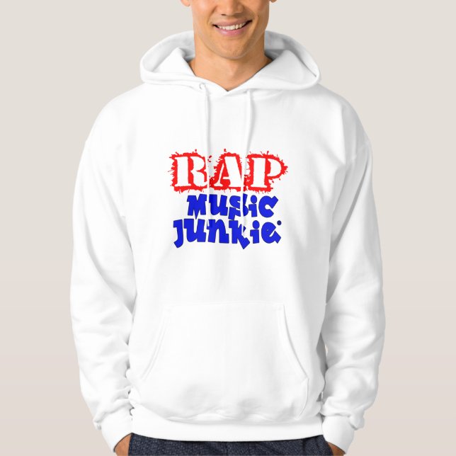 MJ Logo Red Blue Hoodie (Front)