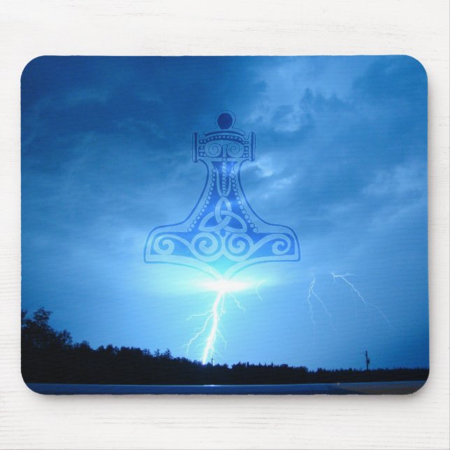 Mjolnir Strikes Mouse Pad (Front)