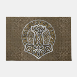 Mjolnir  - the hammer of Thor Doormat