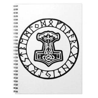 Mjölnir Thor’s Hammer 0033 #USAPatriotGraphics © Notebook