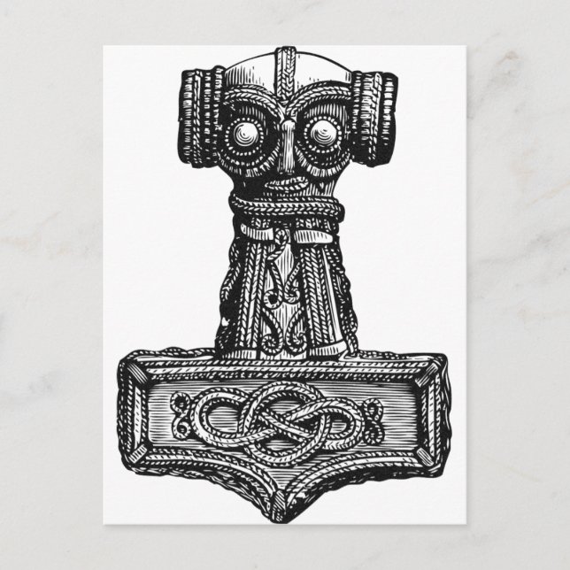 Mjolnir: Thor's Hammer Postcard (Front)