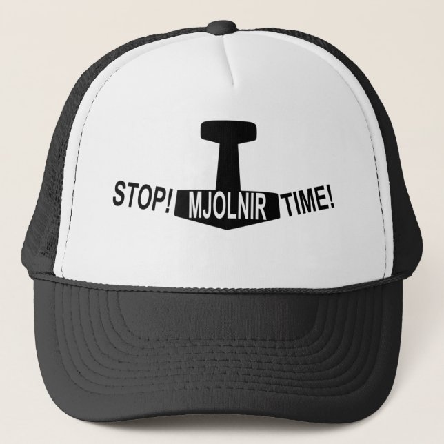 Mjolnir Time! Baseball Cap (Front)