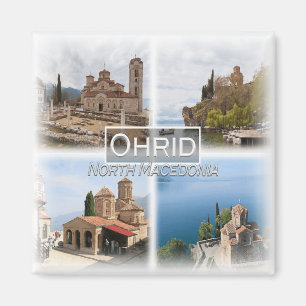 MK0012 Europe, North Macedonia, Ohrid, fridge Magnet