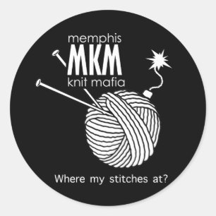 MKM Logo Classic Round Sticker