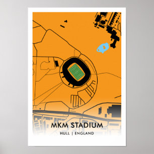 MKM Stadium Poster – Home of Hull City AFC