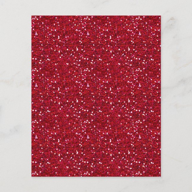 MLA DARK HOT PINK GIRLY GLITTER BACKGROUND TEMPLAT FLYER (Front)