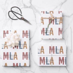 MLA Medical Laboratory Assistant Wrapping Paper Sheet