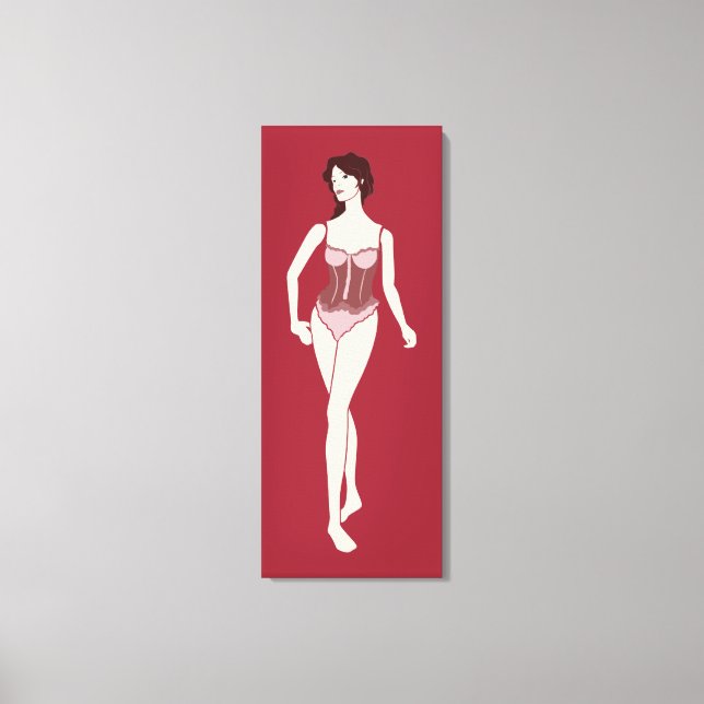 m'lady mannequin canvas print (Front)