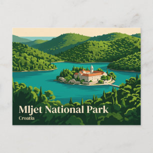 Mljet National Park Croatia Postcard
