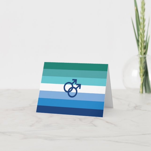 MLM Gay Male Pride Flag Announcement (Front)