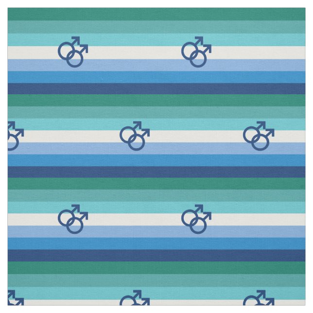 MLM Gay Male Pride Flag Fabric (Swatch)